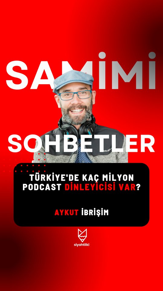 Türkiye'de Kaç Milyon Podcast Dinleyicisi Var? | Samimi Sohbetler | Aykut İbrişim #shorts
