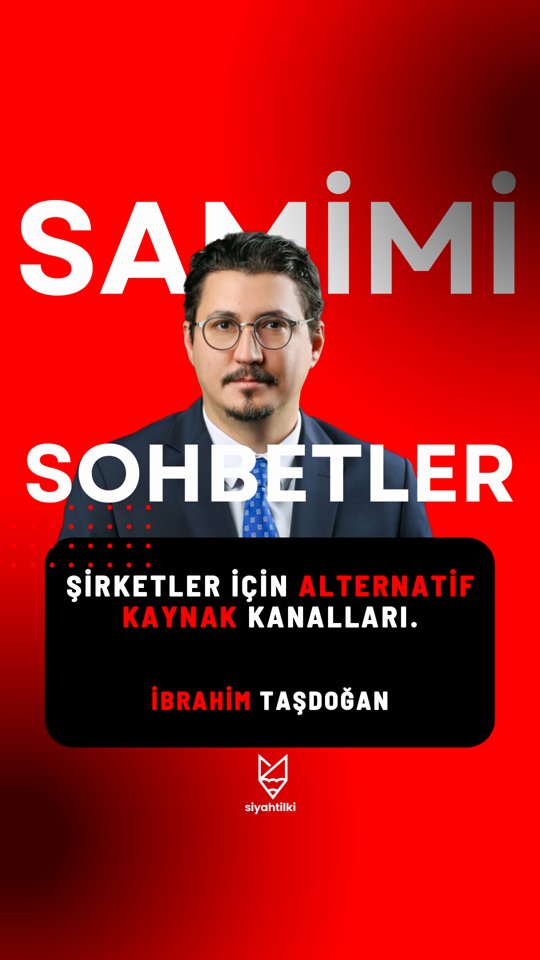 Şirketler İçin Alternatif Kaynak Kanalları | Samimi Sohbetler | İbrahim Taşdoğan #shorts
