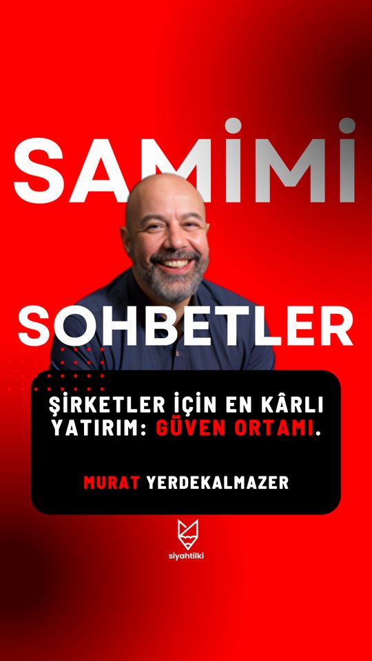 Şirketler İçin En Kârlı Yatırım: Güven Ortamı | Murat Yerdekalmazer | Samimi Sohbetler #shorts