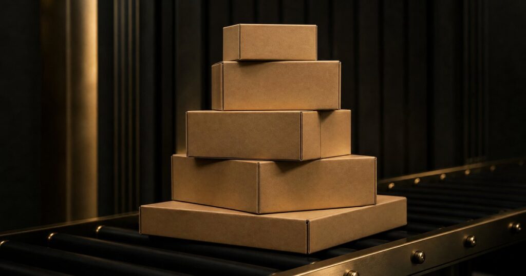 Hepsiburada Koyu bantta düzenli kraft koliler