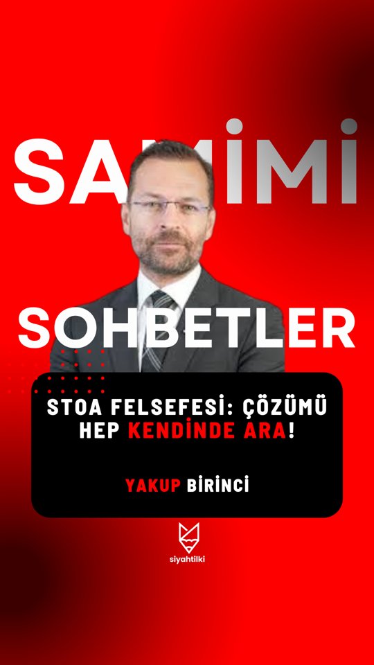 Stoa Felsefesi: Çözümü Hep Kendinde Ara! | Samimi Sohbetler | Yakup Birinci #shorts